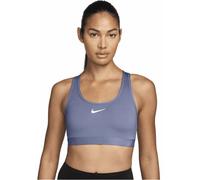 Nike Swoosh W - reggiseno sportivo medio sostegno - donna L Blue woman Dri-Fit