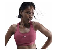 Nike Swoosh W - reggiseno sportivo medio sostegno - donna XL Light Pink/White woman Dri-Fit