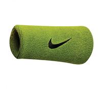 Coppia di Polsini Alti Tennis Padel Nike Swoosh Doublewide Tergisudore Volt