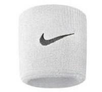 Nike SWOOSH WRISTBANDS Polsiere Taglia unica Bianco