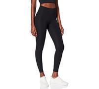 Nike Swsh Run Pantaloni Aderenti, Nero/Argento Lucido, S Donna