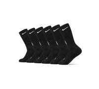 Nike U NK EVERYDAY CUSH CREW 6PR-BD Calze S Nero