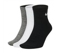 Calzini da tennis Nike Everyday Lightweight Ankle 3P - black/grey/white 34-38