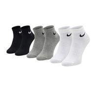 Calzini da tennis Nike Everyday Lightweight Ankle 3P - black/grey/white 34-38