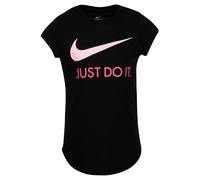 Maglietta da ragazza Nike Swoosh JDI Noir 7 anni