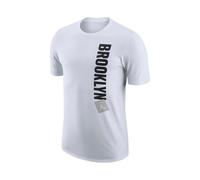 Nike T-Shirt Basket Nba Brooklyn Jordan Bianco Nero Uomo XL