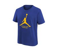 Nike T-Shirt Basket Nba Jordan Warriors Blu Giallo Bambino XL