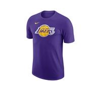 Nike T-Shirt Basket Nba Lakers Logo1 Viola Giallo Uomo XL