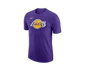 Nike T-Shirt Basket Nba Lakers Logo1 Viola Giallo Uomo XL