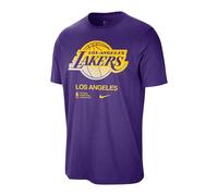 Nike T-Shirt Basket Nba Lakers Viola Giallo Uomo XL