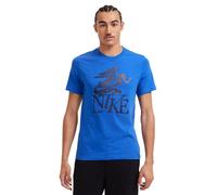 Nike T-Shirt Big Logo Blu Uomo XL