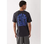 Nike - T-shirt blu navy scuro con stampa "Together We Float" sul retro M