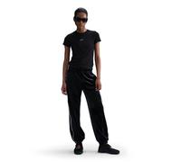 Nike T-Shirt Corta Slim Fit Sportswear Chill Knit - Donna, Black, HV6525-010, S