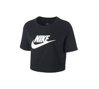 Nike T-Shirt Crop Logo Nero Donna L