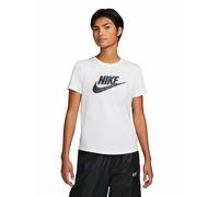 NIKE DX7906-100 W NSW TEE ESSNTL ICN FTRA T-Shirt Donna WHITE/BLACK/BLACK Taglia L