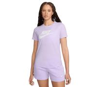Nike T-Shirt Donna Con Logo Sportswear Essentials - 545 (Lilla/Bianco)