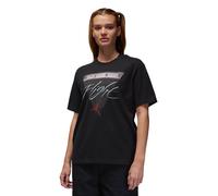 Nike T-Shirt Jordan Flight Heritage Nero Donna L