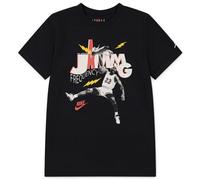 Nike T-Shirt Jordan Jamming Nera da Bambino 13 Anni Nero