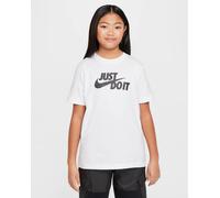 Nike T-Shirt Junior Sportswear Just Do It HBR - 100 (Bianco/Nero)