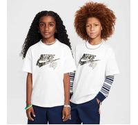 Nike T-Shirt Junior Unisex SB HBR - 100 (Bianco/Multi)