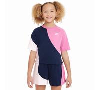 Nike T-Shirt Multicolore Rosa Blu Bambina XS