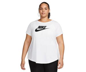 Nike T-Shirt PLus Size Logo Futura Bianco Donna 2X