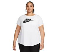 Nike T-Shirt PLus Size Logo Futura Bianco Donna 3X