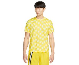 Nike T-Shirt Running Df Miler Dye Opti Giallo Argento Uomo XL
