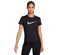 Maglia a manica corta nike one swoosh donna nero