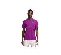 Nike T-Shirt Running Stride Purple Argento Uomo L