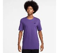 Nike T-Shirt Sportswear Club Wild Grape/White da Uomo XL Viola