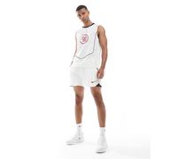 Nike - T90 Dri-FIT - Pantaloncini da calcio color crema-Bianco XS