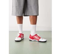 Nike - T90 - Sneakers bianche e rosse unisex-Bianco MW 6