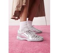 Nike - T90 - Sneakers unisex argento metallizzato WM 7.5