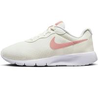 NIKE Tanjun Go (GS), Sneaker, Summit White/Red Stardust-Red STARD, 38 EU
