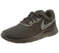 Nike Tanjun Refine, Sneaker Donna, Black/Cool Grey-Volt-Flat Pewter, 38 EU