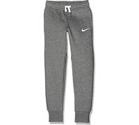 Nike Team Club 19 Fleece Pantalone Sportivo, Unisex Bambini, Charcoal Heathr/White/White, XS