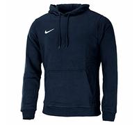 Nike Team Club, Felpa Con Cappuccio Uomo, Blu/Bianco, XL