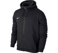 Nike Team Club FZ - Felpa Uomo con cappuccio e cerniera, Nero (Black/Football White), M