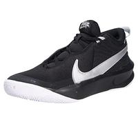 Nike Team Hustle D 10 GS, Scarpe da Ginnastica Bambini e Ragazzi, Nero/Mtlc Argento-Volt-Bianco, 38 EU