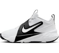 Nike Team Hustle D Basketballschuh für Ältere Kinder, Scarpe da Basket, Bianco Bianco e Nero, 36.5 EU