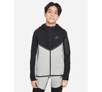 Nike Sportswear Giacca di felpa 'TCH FLC' grigio scuro / grigio sfumato / nero Bambini Nike Sportswear 147-158 grigio scuro / grigio sfumato / nero