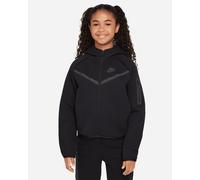 Felpa con cappuccio e zip a tutta lunghezza Nike Sportswear Tech Fleece - Ragazza - Nero M