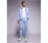 Nike - Tech Fleece - Joggers in pile tecnico azzurro riflettente-Blu XS