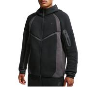 Nike - Tech Fleece Pro - Felpa con cappuccio grigia e nera in pile tecnico con zip-Nero M