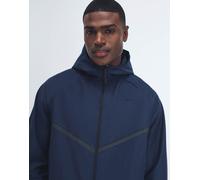 Nike - Tech Shori - Giacca sportiva blu navy con cappuccio e chiusura zip XL