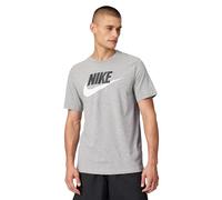 Nike Tee Icon Futura, Maglietta Uomo, Grigio (Dark Grey Heather/Black/White 063), Large