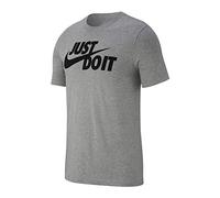 M Nike Sportwear Tee Just Do It Swoosh by Nike L Grigio