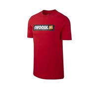 Nike Tee Swoosh Bmpr Stkr, T-Shirt Uomo, University Red/White, L