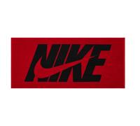 Nike TW2000-068 - Asciugamano jacquard medio, colore: nero/rosso università e nero